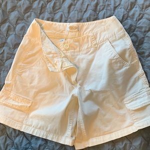 Talbots cream shorts